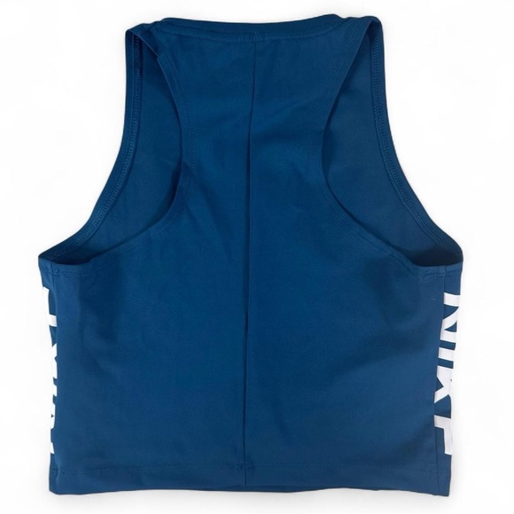 Nike Pro Blue Crop Top - Picture 3 of 5